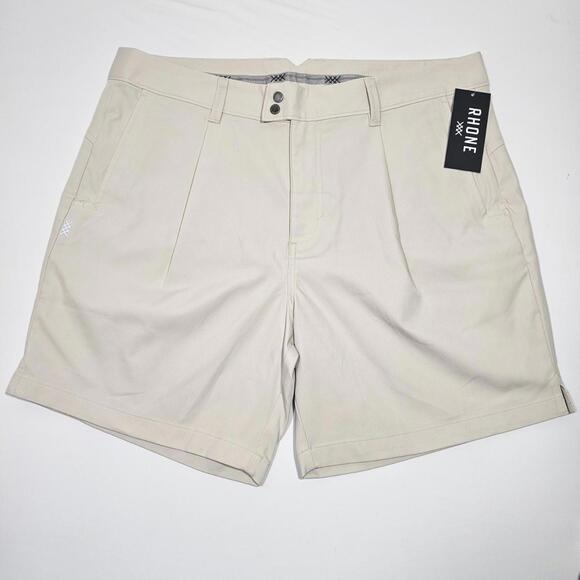 RHONE Other - Rhone 7" Golf Tour Shorts Mens Size 35 Sandstone (Msrp $108.00)